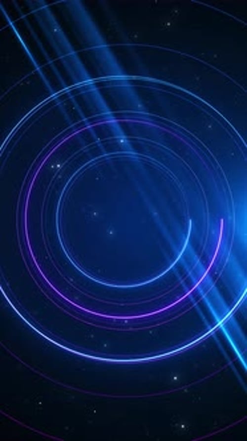 Abstract Fiber Optic cyber technology Particle Background Blue Magenta. Internet science and technol
