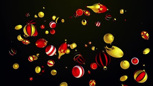 Boucles de fond de Noël