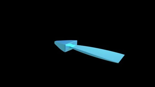Modern Geometric 3D Arrow Transition Animation