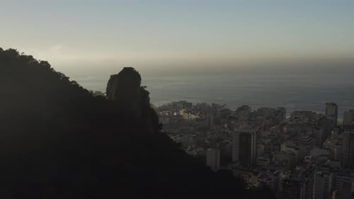 Vista aérea do Rio de Janeiro, Brasil.