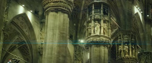 Ornate Architecture of Historic Cathedral Interior