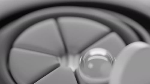 Cloth Ball Bouncing Loop 3D
