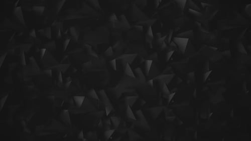 Dark Abstract Geometric Triangles Background Loop