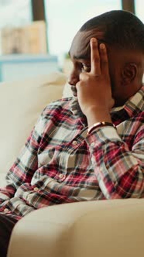 Heartbroken Man Upset After Break Up