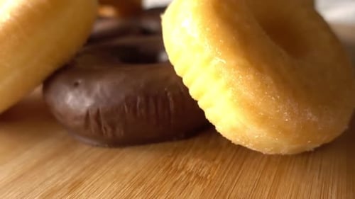 Shot of a Donuts Bakground