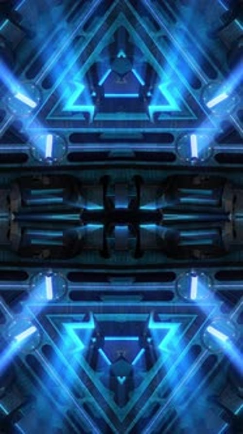 Vertical Machine Tech Motion Background