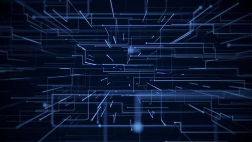 Blue Streaming Data Nodes Technology Background