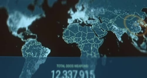 World Map with Data Visualization and Zoom