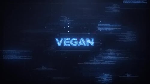 Futuristic Digital Code Glitch Logo Reveal