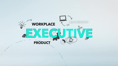 Infographic Executive Typography Background