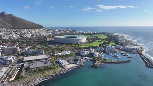Downtown City At Cape Town In Western Cape South Africa.