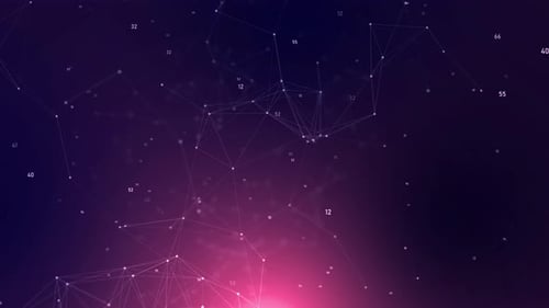 Abstract Geometric Background Concept of Science Technology Business Space Flying Through A Complex