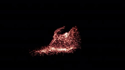 Smooth Energy Sparks Background