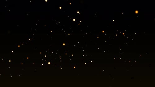 Abstract Gold Particles Loop