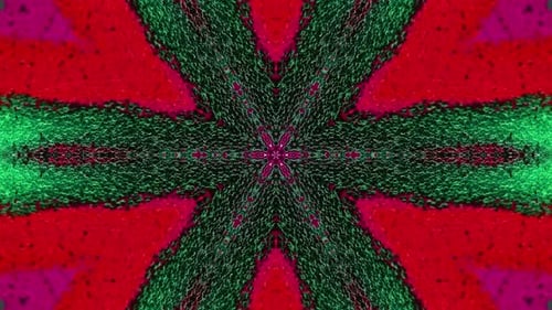 Abstract Colorful Kaleidoscope Background Loop Animation