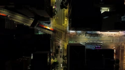 Curitiba Night Streets Urban City Lights Curitiba