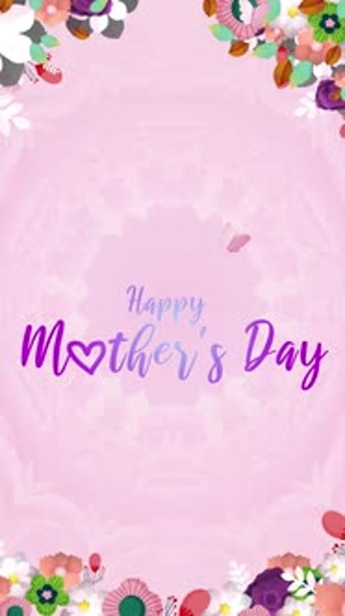 Mothers Day Animation Vertical Animation