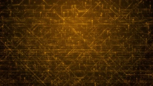 Glowing Futuristic Grid Lines Technology Background