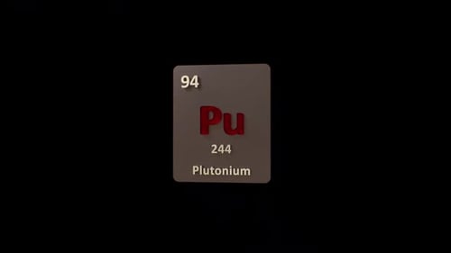 Tabla periódica del plutonio