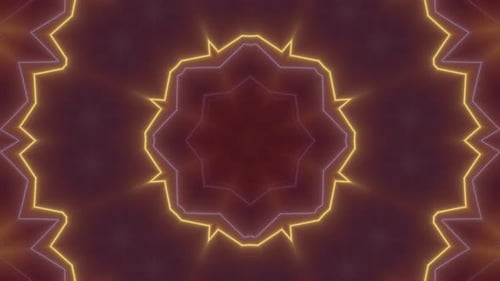 Abstract Geometric Kaleidoscope Loop Background