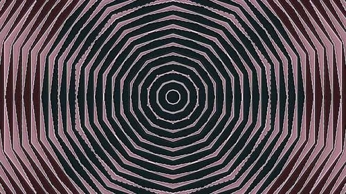 Geometric Kaleidoscope Tunnel Animation