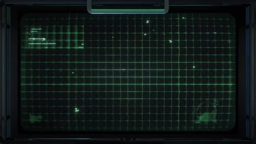 Futuristic Data Screen Scan Reveal
