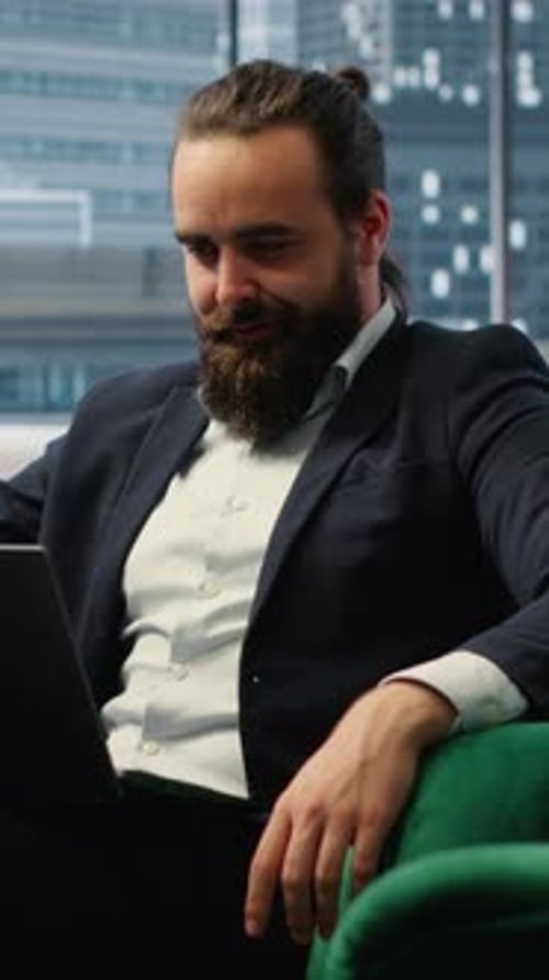 Vertical Video Entrepreneur Discussing with Shareholders About Increasing Profit Strategy