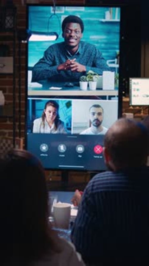 Team Meeting In Office Space