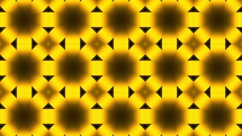 Golden Abstract Geometric Looping Decorative Background