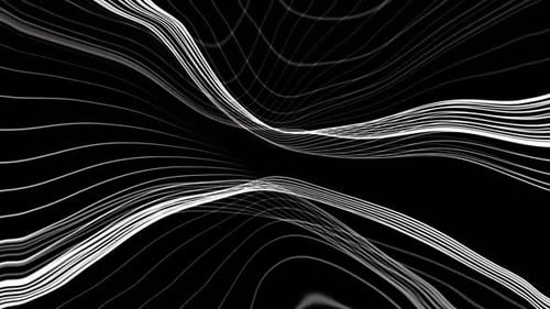 Abstract Fluid Wave Lines Animation
