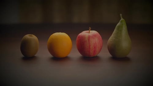 Healthy Nutrition Fruits with Vitamins and Antioxidants