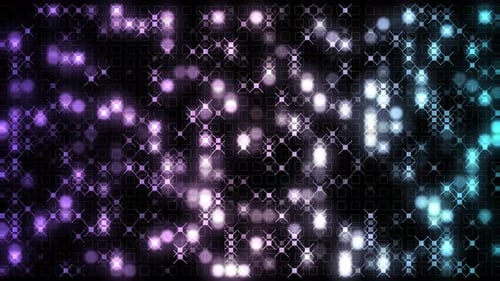 Fondo digital abstracto de ondas y luces de partículas