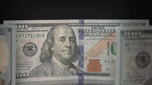 Amerikanische Hundert-Dollar-Banknote