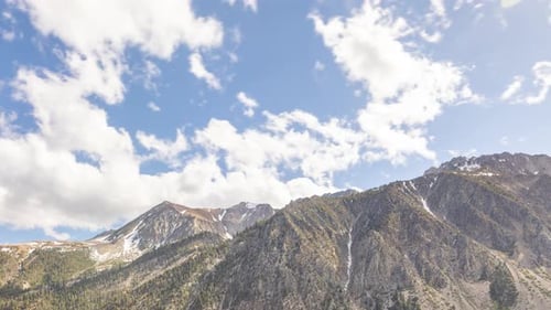 Time Lapse of the clouds above the Sierra Nevada Mountains