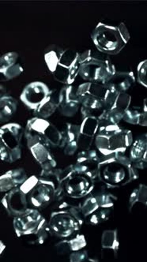 The Mounting Nuts Fly Up and Fall Down filmado con una cámara de alta velocidad a 1000 fps