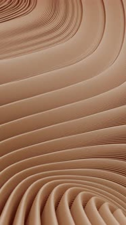 Flowing lines create a modern abstract shape. With alpha channel.