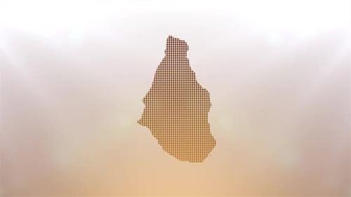 Digital Map Reveal with Glowing Grid Effect