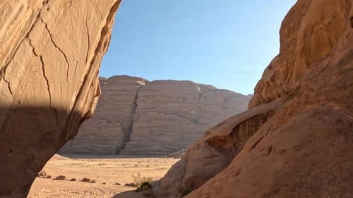Um Fruth rock bridge in Wadi Rum, Jordan