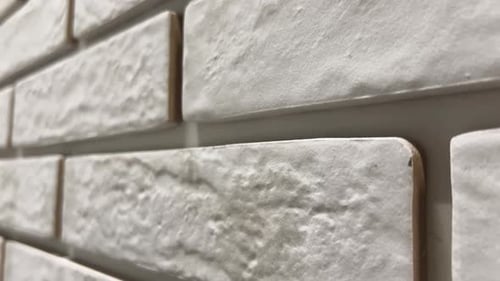 White Decorative Brick Background, Slider Shot