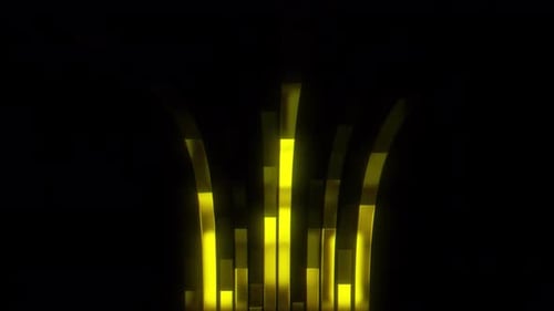 Efecto de líneas curvas. Líneas de velocidad de anime. Plantilla de superposición. Animación de la línea de transición.