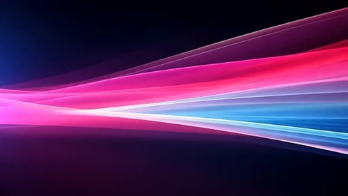 Abstract dynamic flow of vibrant colors