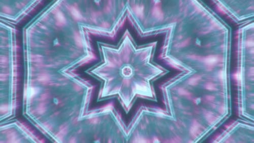 Vibrant VJ Loop Neon Abstract Background