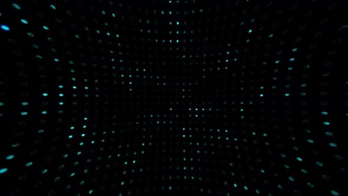 Futuristic Digital Grid Background Loop with Glowing Dots