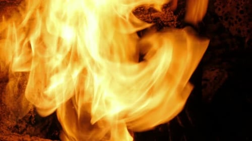 Feuer-Hintergrund Brennendes Inferno