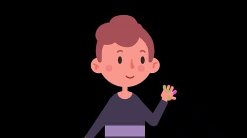 Des germes sur les mains d'un enfant Alpha