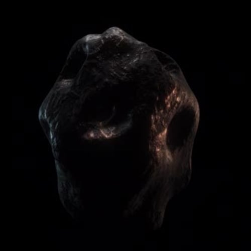 Rotating Dark Asteroid Loop