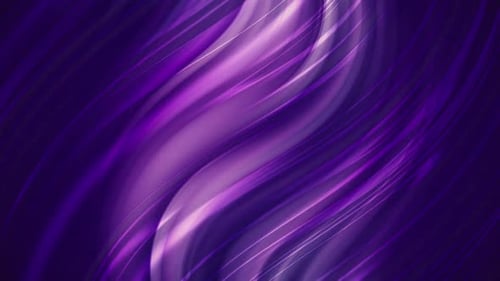 Abstract Flowing Purple Lines Motion Background