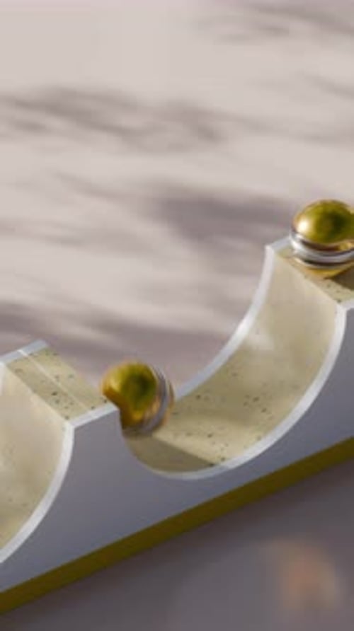 Animação 3D Slide Balls Loop