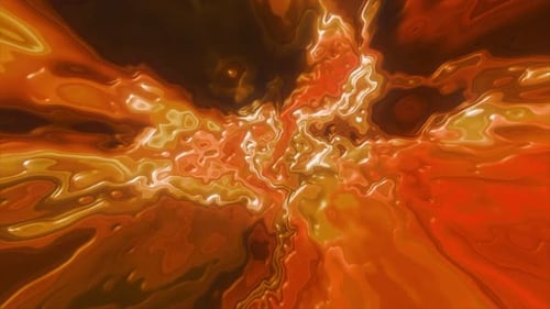Glowing Fluid Abstract Background Animation Loop