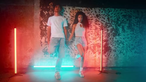 Sweethearts Holding Hands Closeup View Love and Tenderness Shot Moving Back Connected Palms of